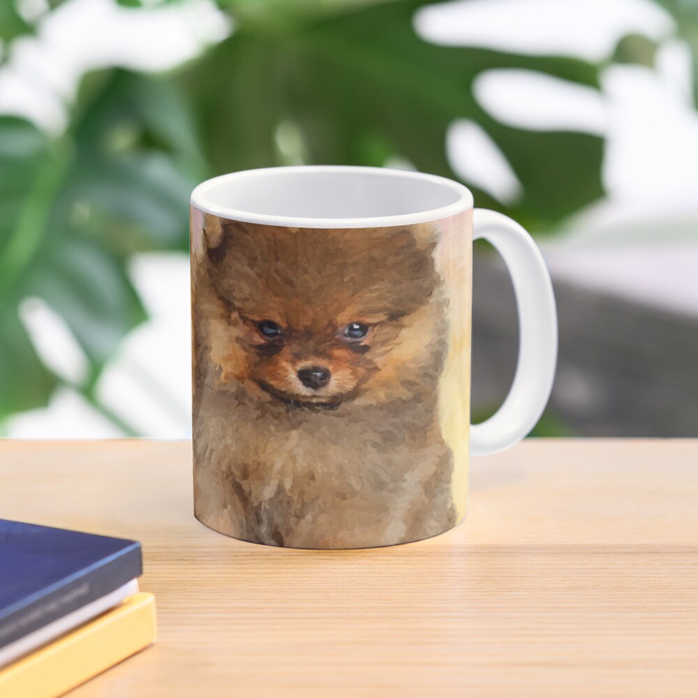 Pomeranian shop coffee mug