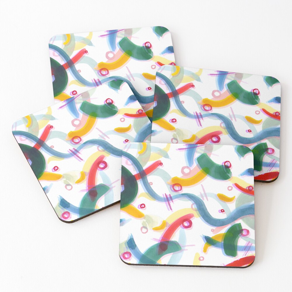 Item preview, Coasters (Set of 4) designed and sold by ykillustrations.