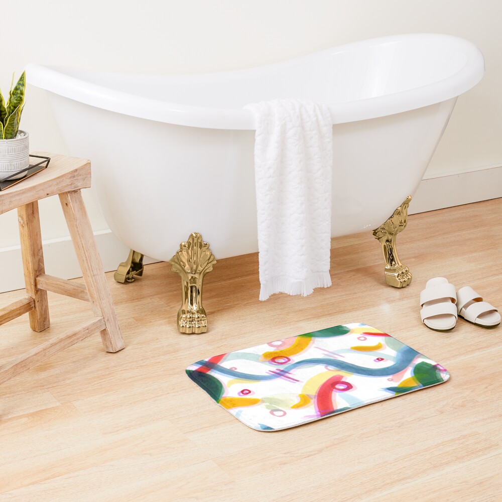 Item preview, Bath Mat designed and sold by ykillustrations.
