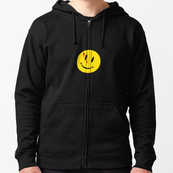 Watchmen smiley Zipped Hoodie