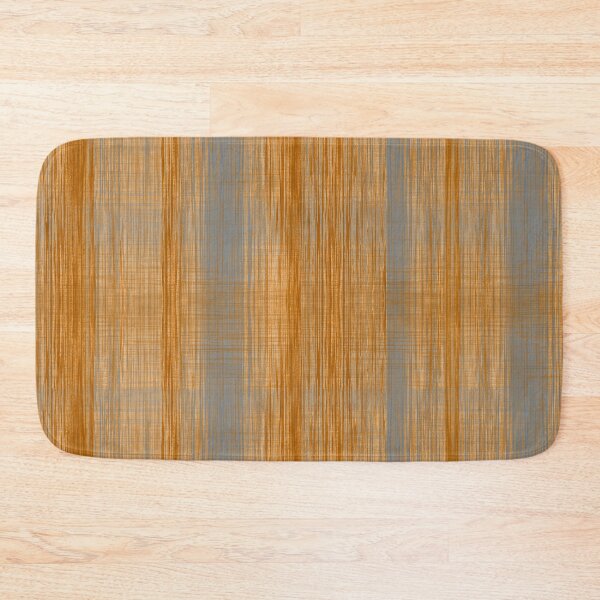 Item preview, Burnt Orange Dusty Blue Primitive Plaid Stripe designed and sold by jocelynsart.
