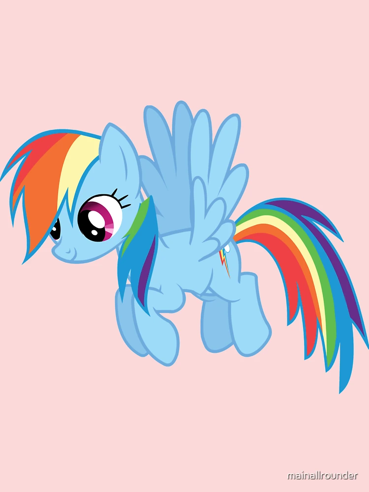 Rainbow Dash MLP Kids T-Shirt for Sale by mainallrounder