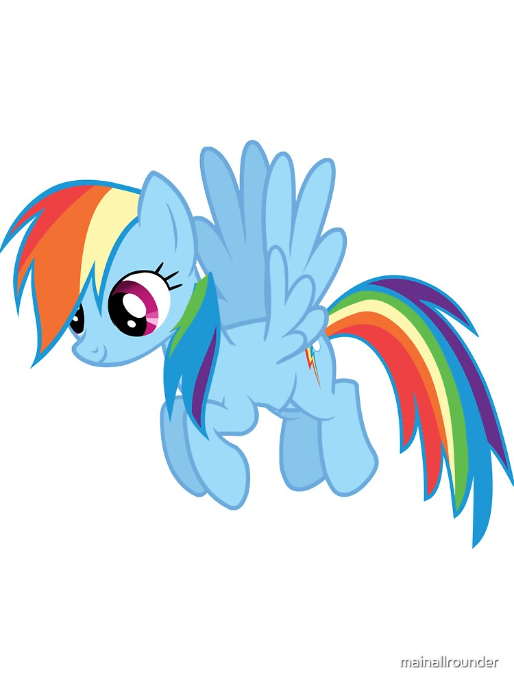 Rainbow Dash MLP Kids T-Shirt for Sale by mainallrounder