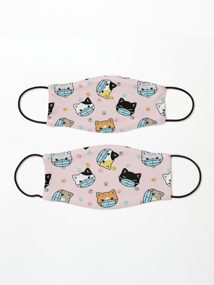 Alternate view of Kawaii Cat Quarantine Mask