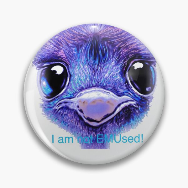Item preview, Cute animals EMU fun I am not EMUsed! Baby emu ostrich kids pictures designed and sold by Julieford.