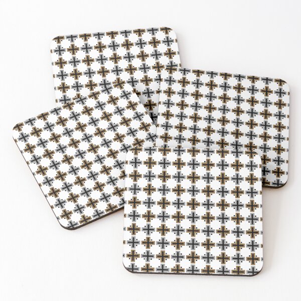 Item preview, geometric square cross abstract pattern background designed and sold by tony4urban.