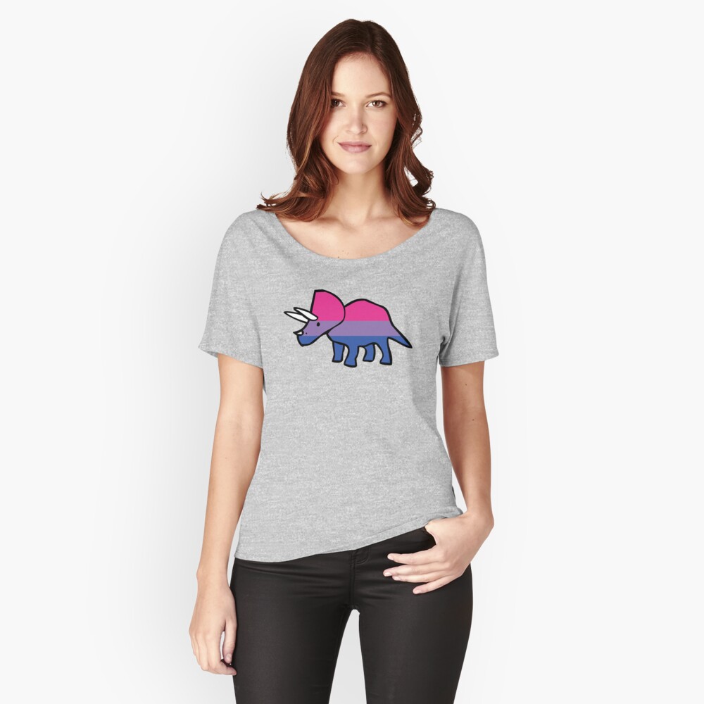 Biceratops (Bisexual Triceratops) Relaxed Fit T-Shirt