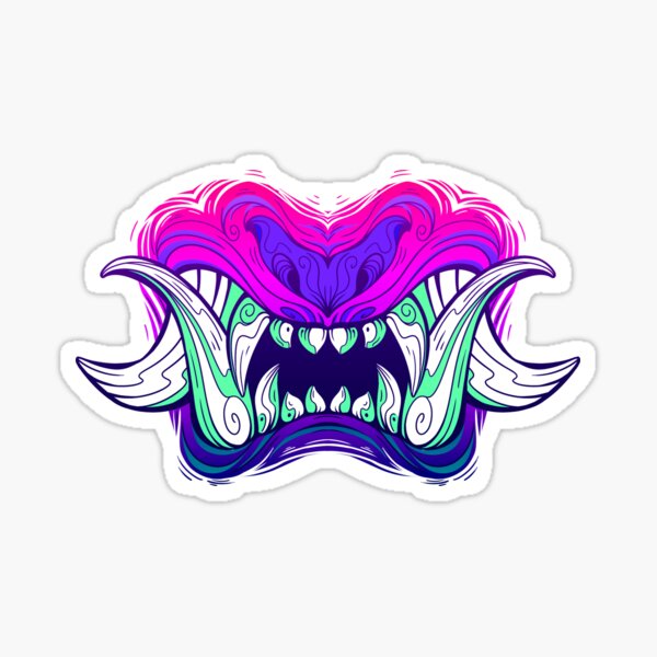 Oni Tiger Demon Sticker