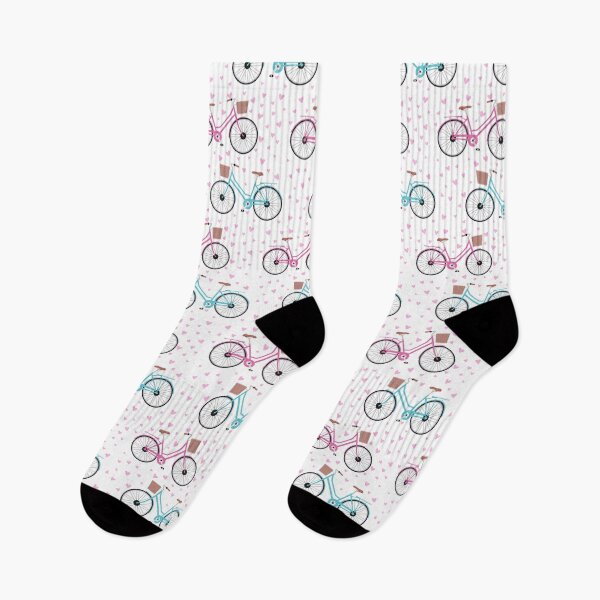 Item preview, Cute Kawaii Vintage Bicycles with Hearts designed and sold by cutekawaiii.