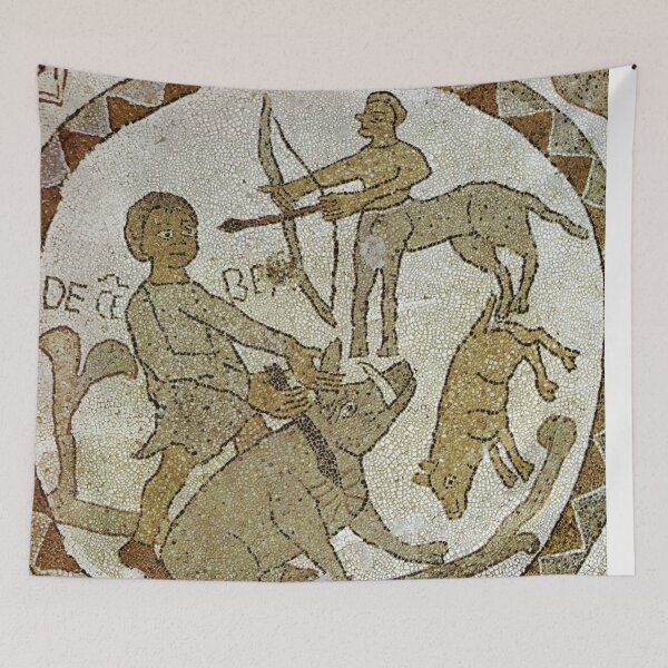 Item preview, Boar hunting Medieval design designed and sold by Vintage Designs +.