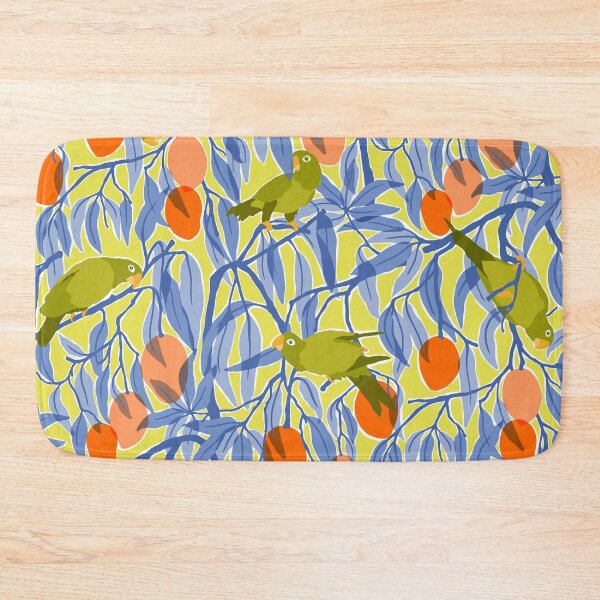 Item preview, Green Parrots and Mangoes designed and sold by Carolina Diaz.