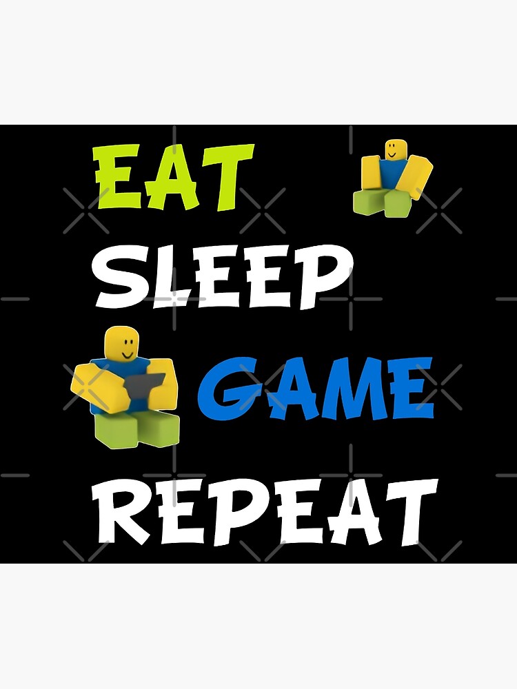 Roblox Eat Sleep Game Repeat Postcard By Nice Tees Redbubble - roblox eat sleep play repeat greeting card