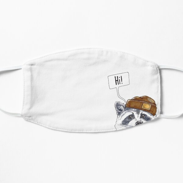 raccoon Flat Mask