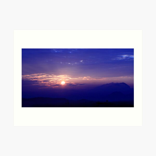 Sunrise in Spain Art Print