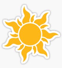 Tangled Kingdom Sun Sticker