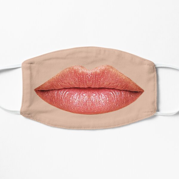 Funny Big Red Women's Lips Novelty Humor Flat Mask