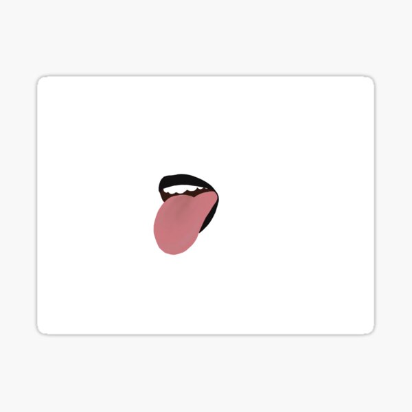 "tongue sticker " Sticker for Sale by 3mily Redbubble