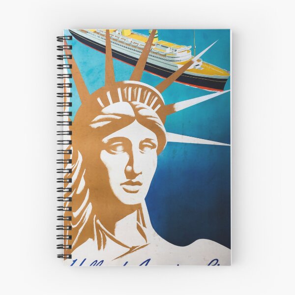 Item preview, Holland-America Line vintage travel poster designed and sold by stickart-marek.