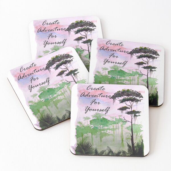 Item preview, Forest Adventure Quote Watercolour designed and sold by rohanch24.