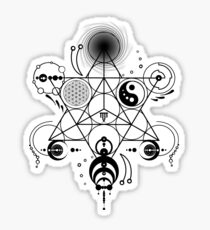 Sacred Crops -Black Sticker