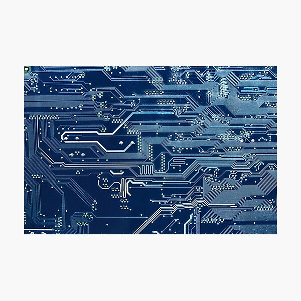 Electronic circuit board Photographic Print