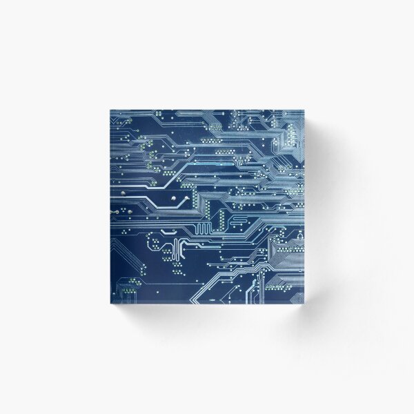 Electronic circuit board Acrylic Block