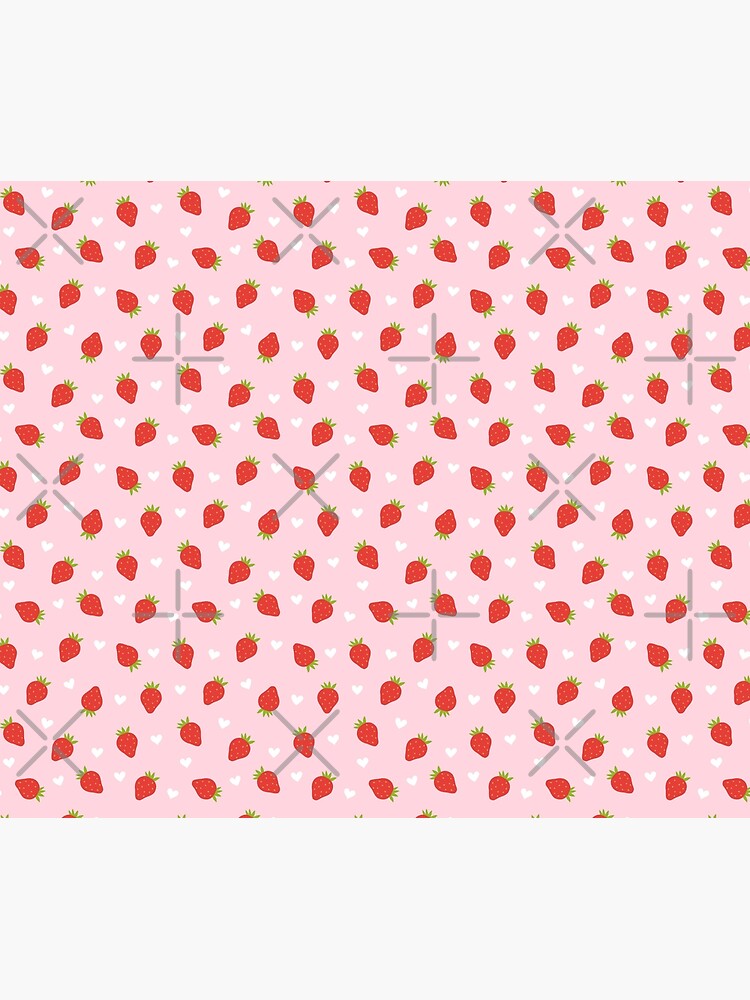 Disover Strawberry pink pattern Duvet Cover