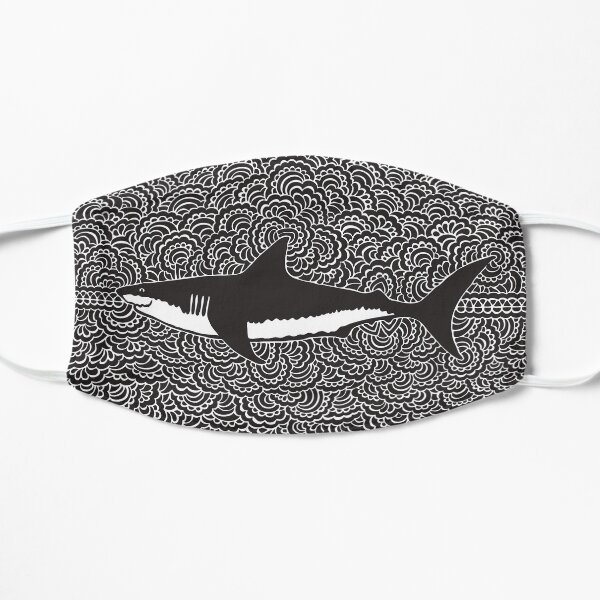 Shark Drawing Meditation Mask