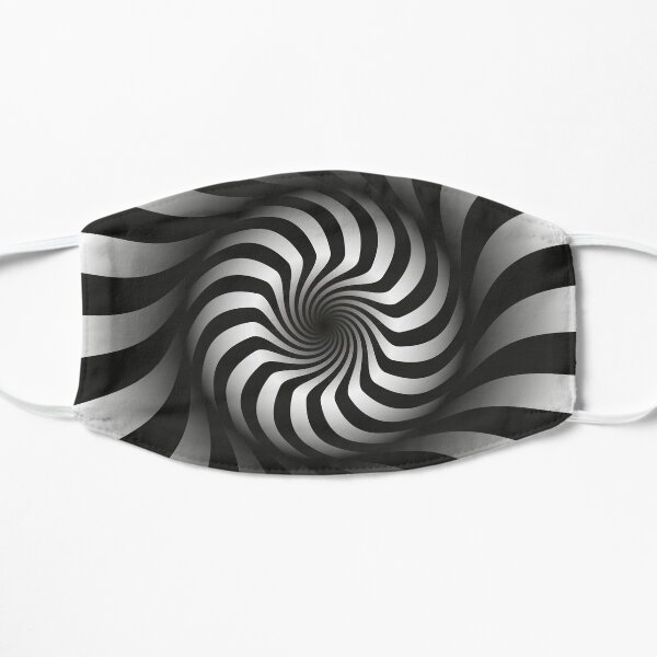 Trippy Twister Optical Illusion Mask