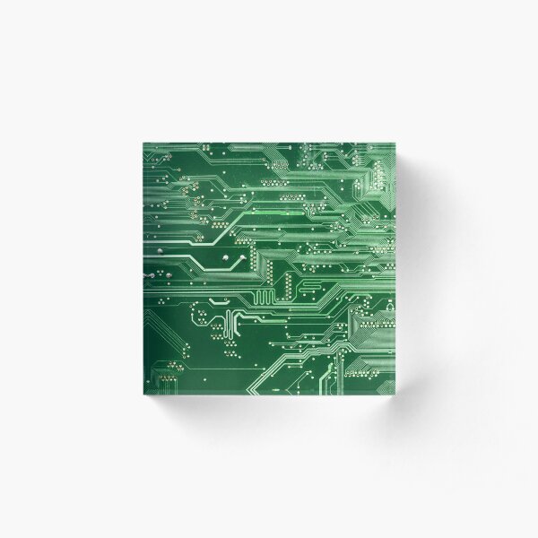 Electronic circuit board Acrylic Block