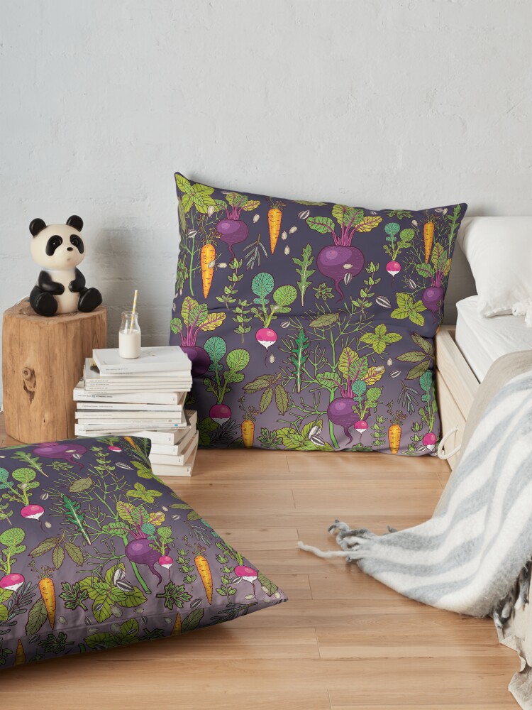 Alternate view of Gardener's dream Floor Pillow