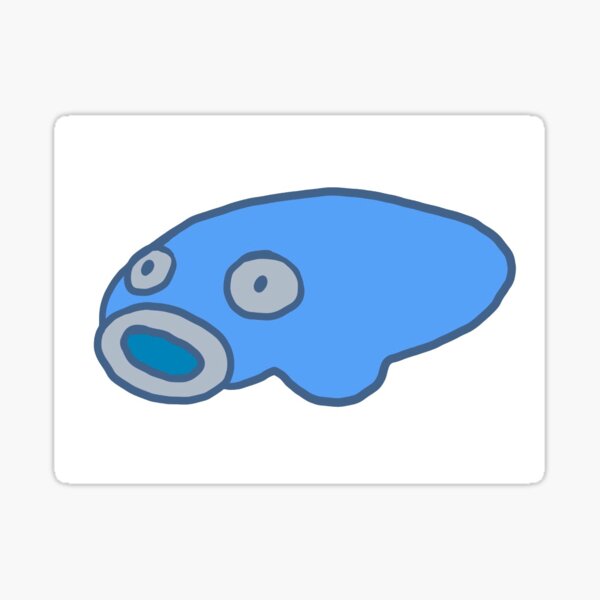 Blue Blob Stickers Redbubble - blue blob electric neon roblox