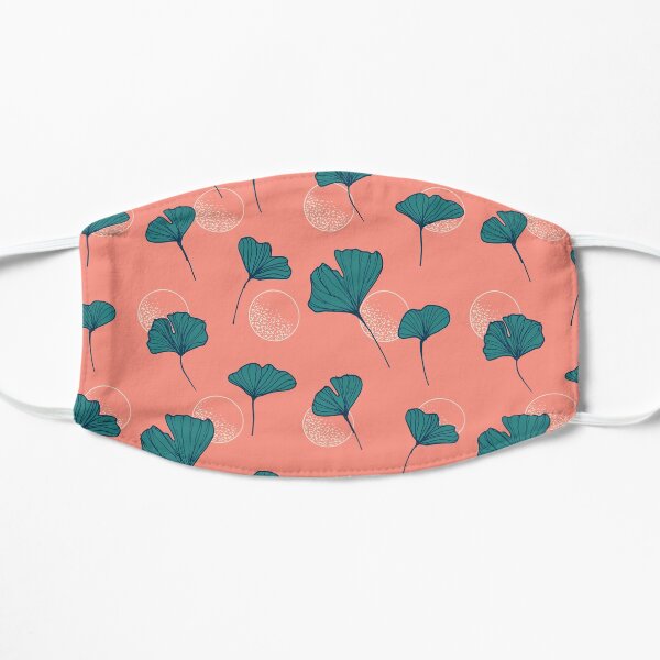 Bright Ginkgo & Dots #redbubble #decor #buyart Mask