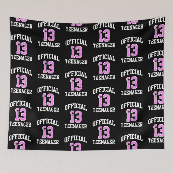 Item preview, 13 Official Teenager - Thirteen 13th Birthday Girl designed and sold by urban-design.