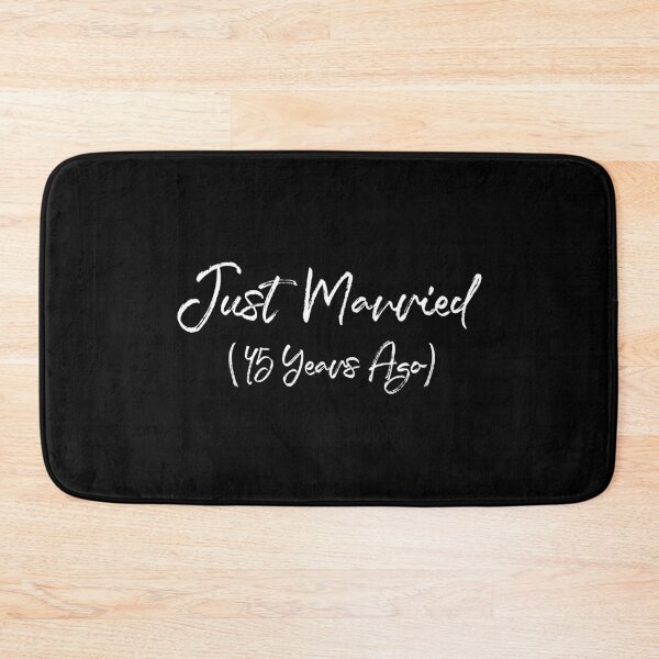 Item preview, Funny 45th Anniversary Just Married 45 Years Ago Marriage print designed and sold by Grabitees.
