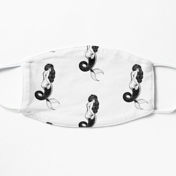 Nicoz Balboa black Mermaid line with long hair Mask