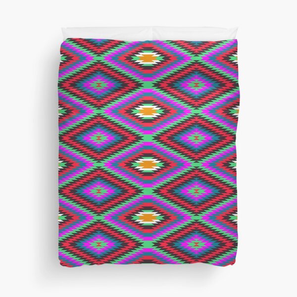 american native traditional Duvet Cover