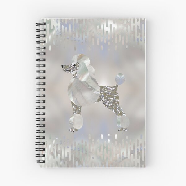 Item preview, Luxury Pearl and Abalone Poodle  designed and sold by k9printart.