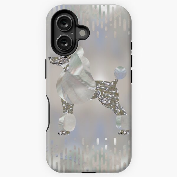 Item preview, Luxury Pearl and Abalone Poodle  designed and sold by k9printart.