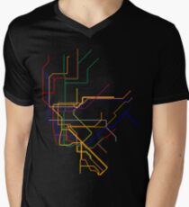 NYC Lines Men's V-Neck T-Shirt