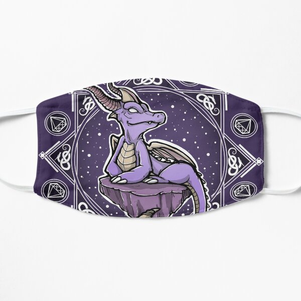 Violet Dragon Flat Mask