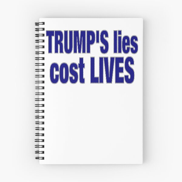 Item preview, TRUMP'S LIES COST LIVES designed and sold by Paparaw.