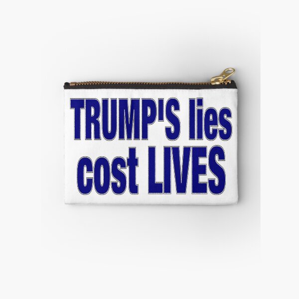 Item preview, TRUMP'S LIES COST LIVES designed and sold by Paparaw.