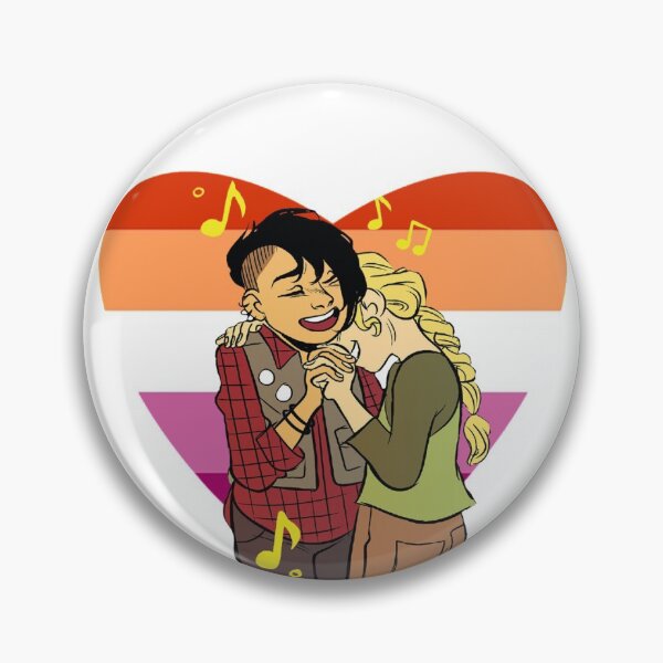 Item preview, Lumberjanes Mal and Molly - Mally Dancing designed and sold by theloneblonde.