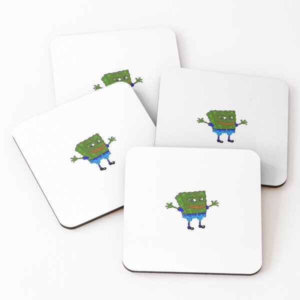 Item preview, DANK MEME PEPE THE FROG SPONGEBOB designed and sold by Mileau.