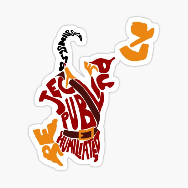 Grossièrement la taille d'une barge Sticker