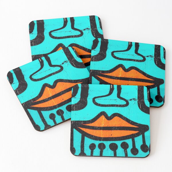 Item preview, Mouth blue and red face mask covid  designed and sold by Tropical Blood.