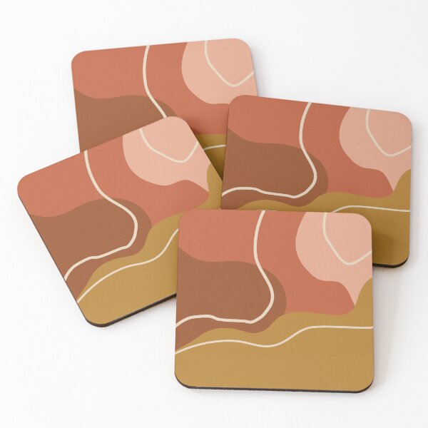 Item preview, Zen Abstract Shapes and Lines in Desert Colors designed and sold by JuneJournal.