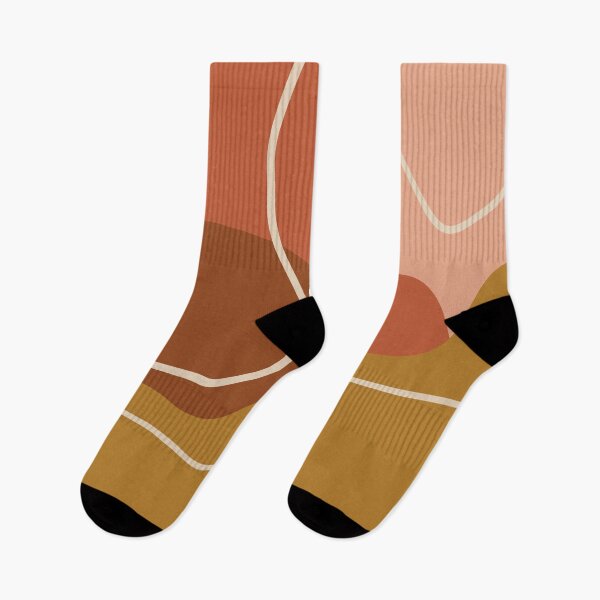 Item preview, Zen Abstract Shapes and Lines in Desert Colors designed and sold by JuneJournal.