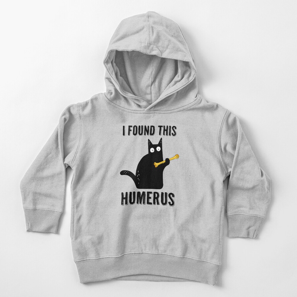 I Found This Humerus Toddler Pullover Hoodie